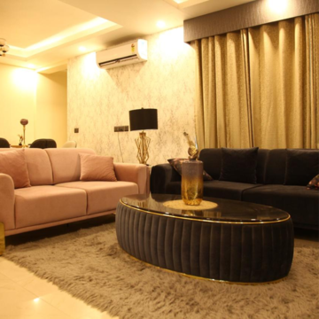 Living Room in 2.5 BHK Apartment at Sikka Karnam Greens, Garhi Village – for Sale