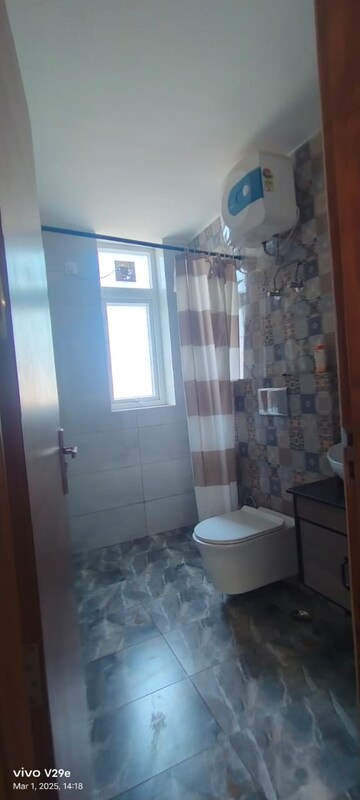 Bathroom in 4 BHK Builder Floor at Unitech Woodstock Floors, Sector 50 – for Rent