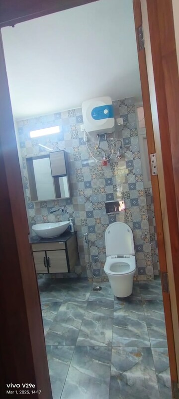 Bathroom in 4 BHK Builder Floor at Unitech Woodstock Floors, Sector 50 – for Rent