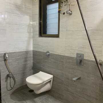 Bathroom in 2 BHK Apartment at VAS Pushp Vinod 15, Vivekanand Nagar – for Rent