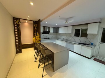 Kitchen in 3 BHK Apartment at Poulomi 90, Kokapet – for Rent