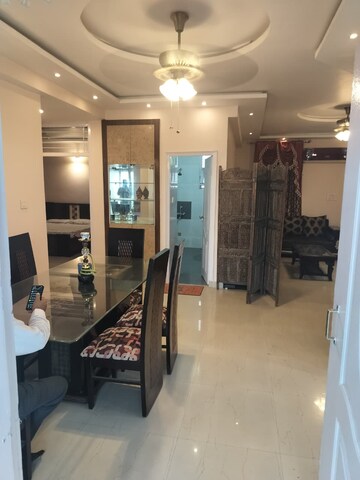 Living Room in 3 BHK Builder Floor at Gomti Nagar – for Rent