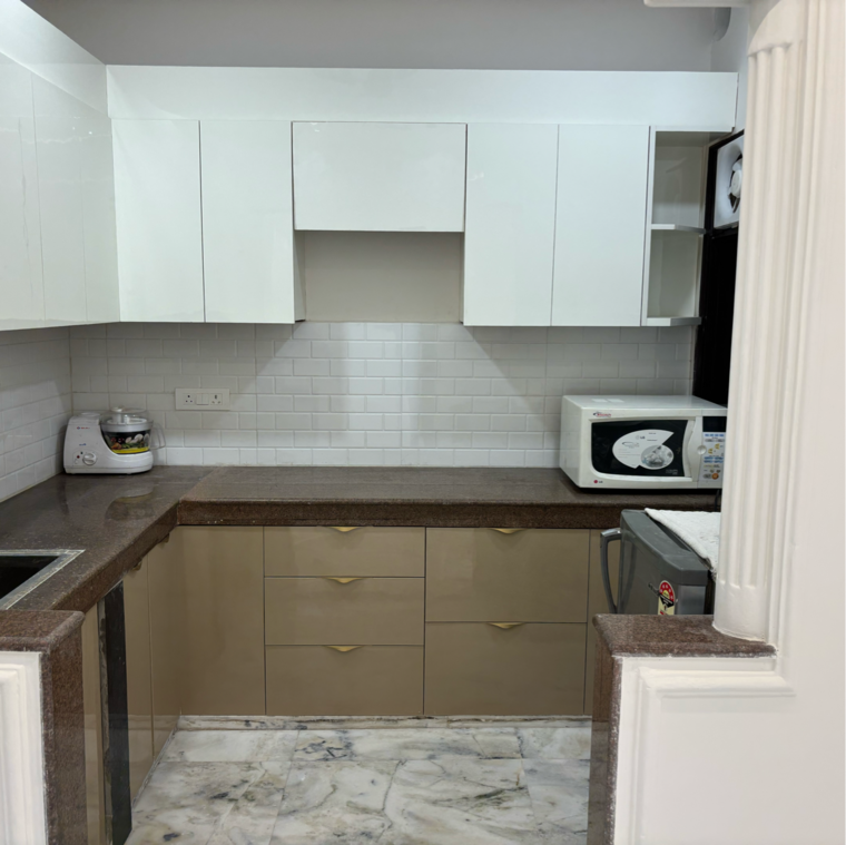 Kitchen, lajpat nagar 3 Bedroom 125 Sq.Yd. Apartment In Lajpat Nagar Delhi 9164083
