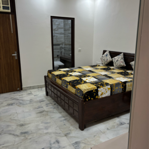 Bedroom in 3 BHK Apartment at Lajpat Nagar – for Rent