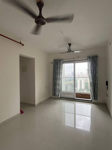 Living Room in 1 BHK Apartment at Ashar Axis, Majiwada – for Rent