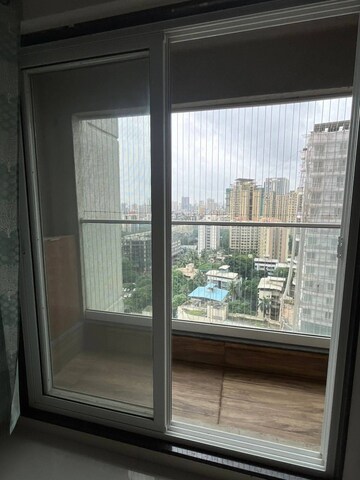 Balcony in 1 BHK Apartment at Ashar Axis, Majiwada – for Rent