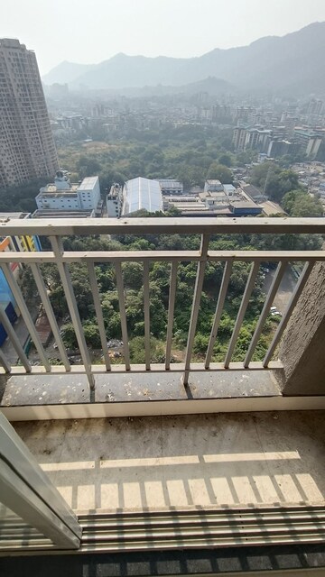 Balcony in 1 BHK Apartment at Ashar Metro Towers, Vartak Nagar – for Rent