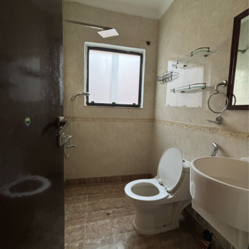 Bathroom in 2 BHK Builder Floor at Saket – for Rent