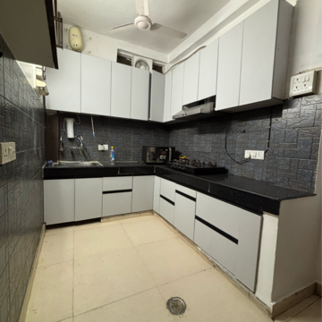 Kitchen in 2 BHK Builder Floor at Saket – for Rent