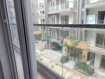 Balcony in 3.5 BHK Builder Floor at Smart World Gems, Sector 89 – for Rent