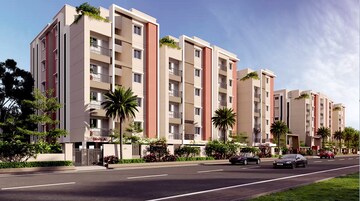 3 BHK Apartment – Exterior View View at Teamwork Kattupakkam, Kattupakkam - for Sale