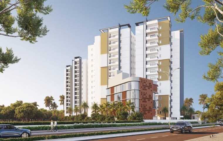 Exterior View, aastha-gardenia 2 Bedroom 1365 Sq.Ft. Apartment In Osman Nagar Hyderabad 9164276