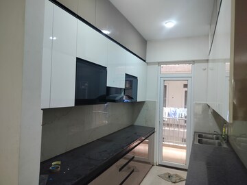 Kitchen in 3.5 BHK Builder Floor at Smart World Gems, Sector 89 – for Rent