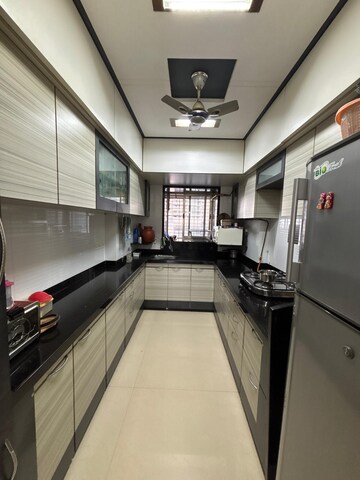 Kitchen in 3 BHK Apartment at Hdil Whispering Towers, Mulund West – for Rent