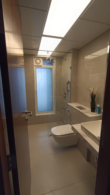 Bathroom in 3 BHK Apartment at LnT Elixir Reserve, Powai – for Rent
