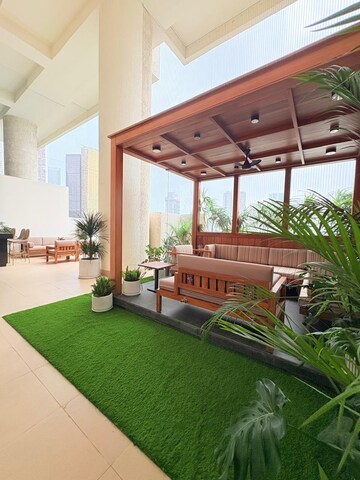 Terrace in 5 BHK Apartment at Indiabulls Sky Forest, Lower Parel – for Rent