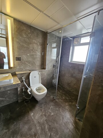 Bathroom in 4 BHK Apartment at LnT Elixir Reserve, Powai – for Rent