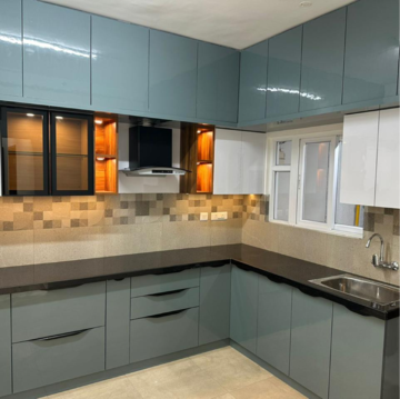 Kitchen in 3 BHK Apartment at Prestige Tranquil, Kokapet – for Rent