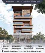 714 Sq.Ft. Office Space in Trivedaa Rize 