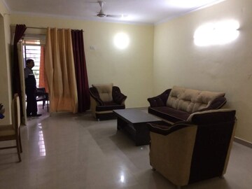 Living Room in 2.5 BHK Apartment at Omega Green Park, Faizabad Road – for Rent