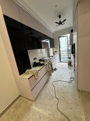 Kitchen in 3 BHK Apartment at Sahridaya Apartments, Paschim Vihar – for Rent