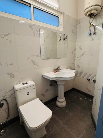 Bathroom in 2 BHK Builder Floor at Lajpat Nagar ii – for Rent