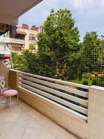 Balcony in 2 BHK Builder Floor at Lajpat Nagar ii – for Rent