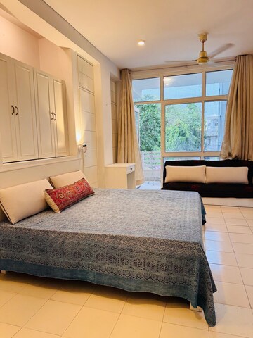 Bedroom in 2 BHK Builder Floor at Lajpat Nagar ii – for Rent