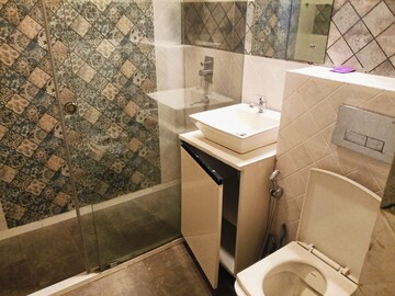 Bathroom in 2 BHK Builder Floor at Chittaranjan Park – for Rent