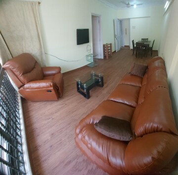 Living Room in 2 BHK Apartment at Raheja Classique, Andheri West – for Rent