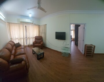 Living Room in 2 BHK Apartment at Raheja Classique, Andheri West – for Rent