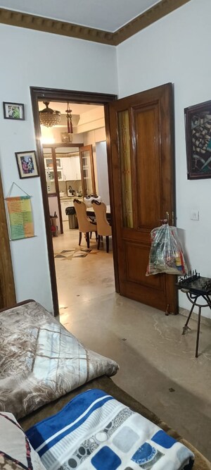 Living Room in 3 BHK Builder Floor at Anand Niketan – for Rent
