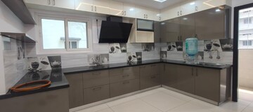 Kitchen in 3 BHK Apartment at Rajapushpa Eterna, Nanakramguda – for Rent