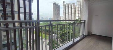 Balcony in 3 BHK Apartment at Rajapushpa Eterna, Nanakramguda – for Rent
