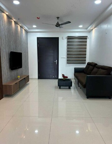Living Room in 3 BHK Apartment at Rajapushpa Provincia, Narsingi – for Rent