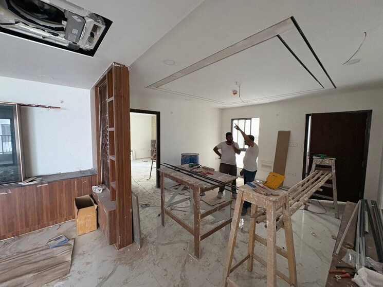 Living Room, dsr-the-classe 4 Bedroom 3333 Sq.Ft. Apartment In Narsingi Hyderabad 9164827