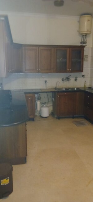 Kitchen in 3 BHK Builder Floor at Jor Bagh – for Rent