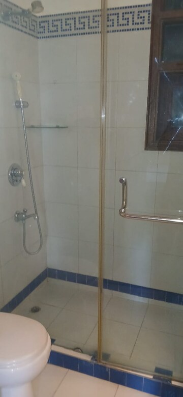 Bathroom in 3 BHK Builder Floor at Jor Bagh – for Rent