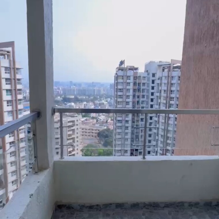 Balcony, vtp-hilife 3 Bedroom 1070 Sq.Ft. Apartment In Thergaon Pune 9165015