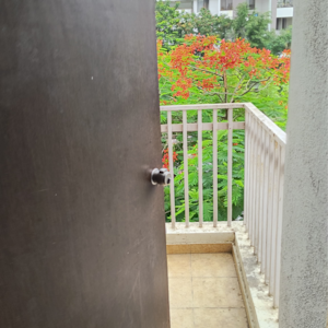 Balcony in 2 BHK Apartment at Paramount Altissimo, Wakad – for Sale