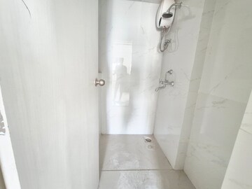 Bathroom in 1 BHK Apartment at Runwal Gardens, Dombivli East – for Rent