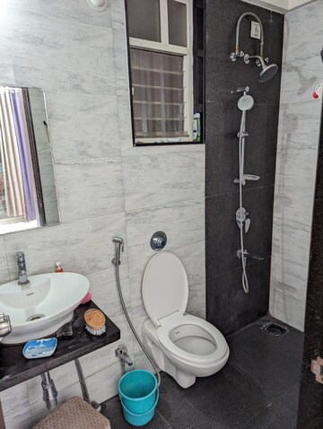 Bathroom in 2 BHK Apartment at Kohinoor Tinsel County, Hinjewadi – for Rent