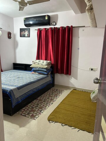 Bedroom in 1 BHK Apartment at Parashar CHS, Kharadi – for Rent