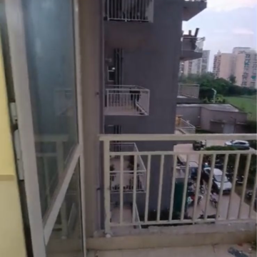 Balcony in 3 BHK Apartment at Conscient Habitat 78, Faridpur – for Rent