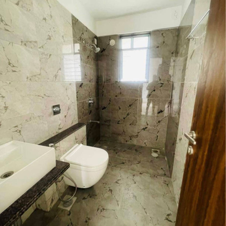 Bathroom, arv-uthville 2 Bedroom 850 Sq.Ft. Apartment In Kharadi Pune 9165414