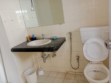 Bathroom in 1 RK Apartment at Royal Palms Piccadilly Condos, Goregaon East – for Rent