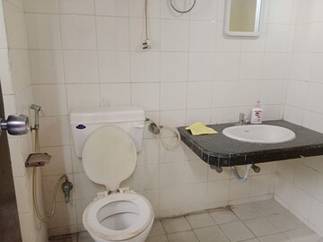 Bathroom in 1 RK Apartment at Royal Palms Piccadilly Condos, Goregaon East – for Rent