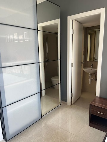 Building Lobby in 2 BHK Apartment at Vijay Garden, Ghodbunder Road – for Rent