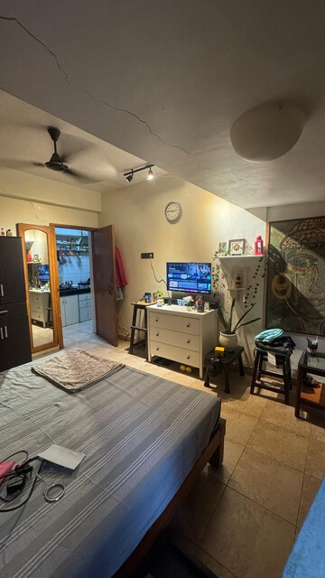Living Room in 1 BHK Apartment at Garden Colony, Mahim – for Rent