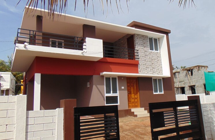Exterior View, kalmandapam 3 Bedroom 1500 Sq.Ft. Independent House In Kalmandapam Palakkad 9165706